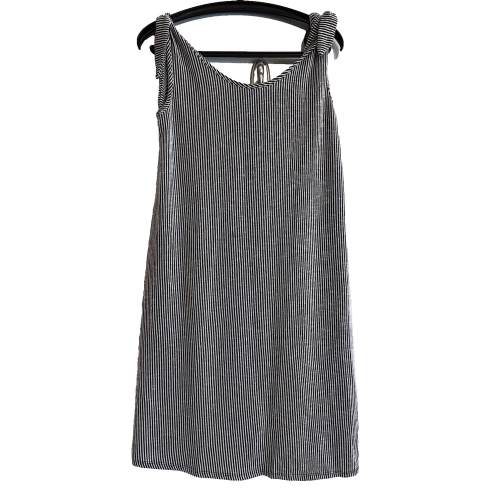 Wandering Dreams Striped Tie Tank Sheath Midi Dress‎ S Boho Feminine Festival